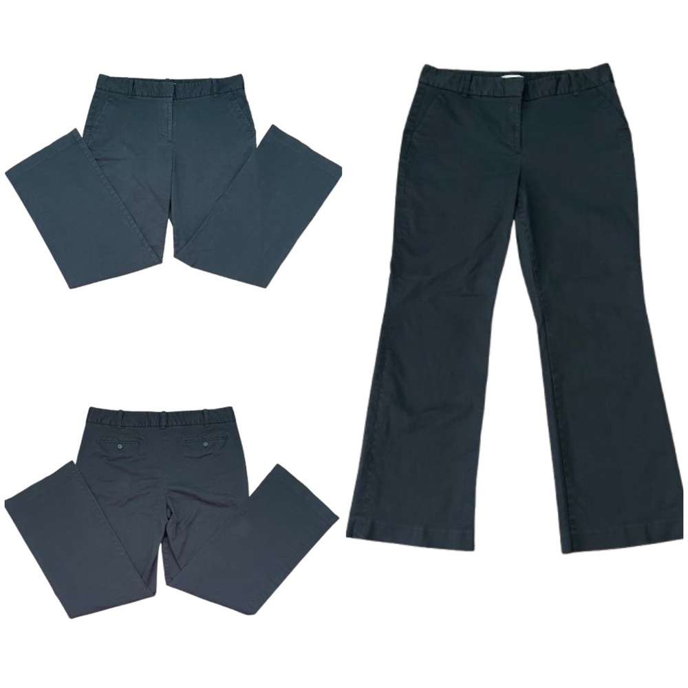 Talbots Black ‘Heritage’ Pants Trousers | Cotton / Poly Stretch Fabric | Size 16